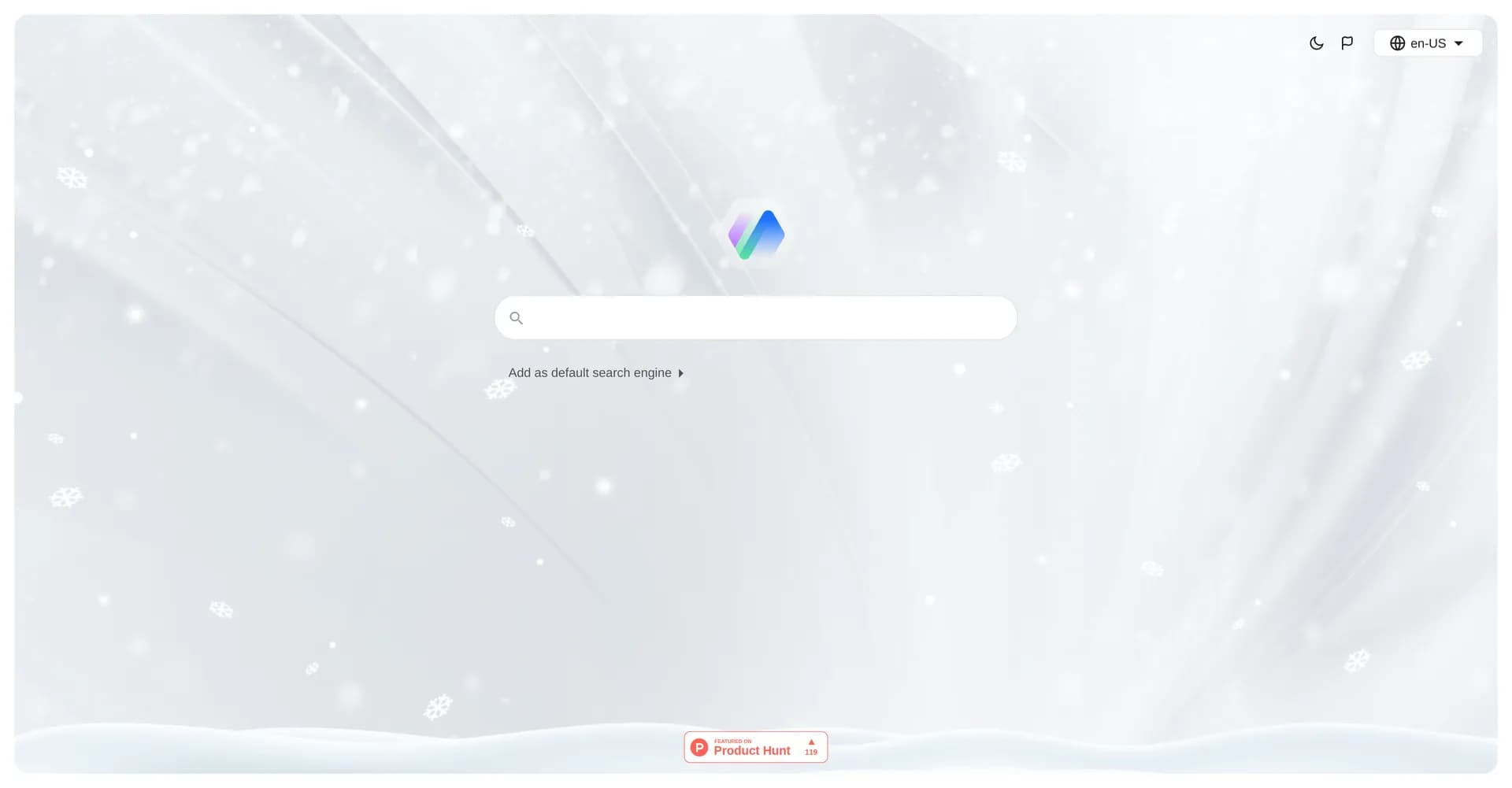 Aoyo homepage screenshot — The new AI-powered search engine.