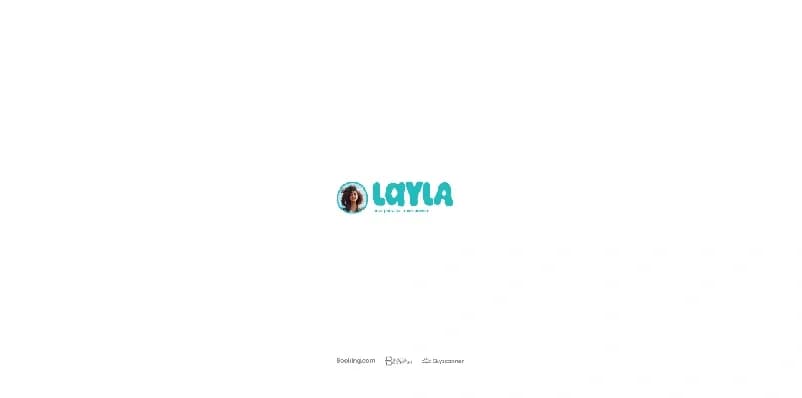 Ask Layla homepage screenshot — Chat with AI to plan your perfect trip.