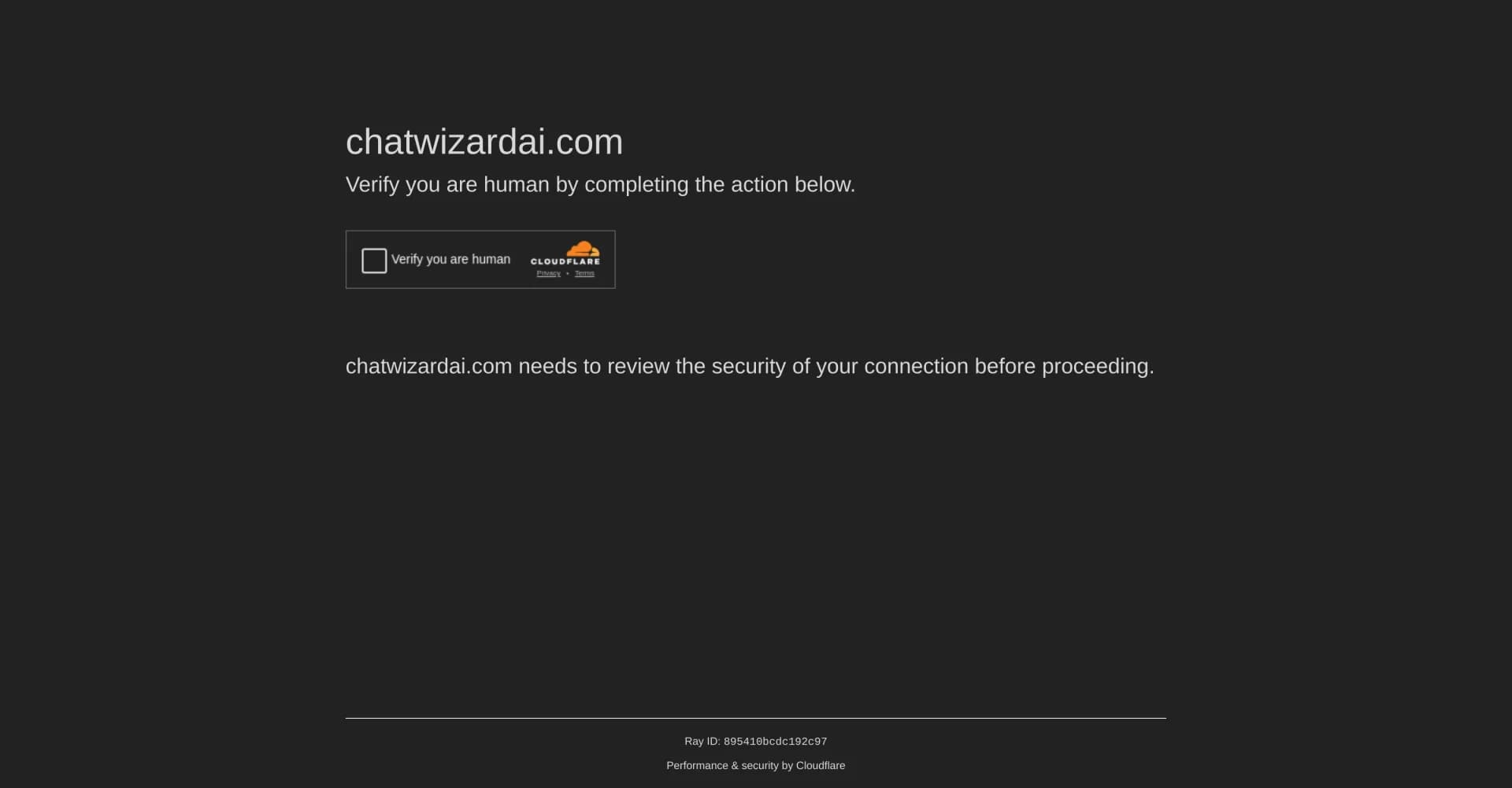 ChatWizard homepage screenshot — Build ChatGPT-like chatbots for any website