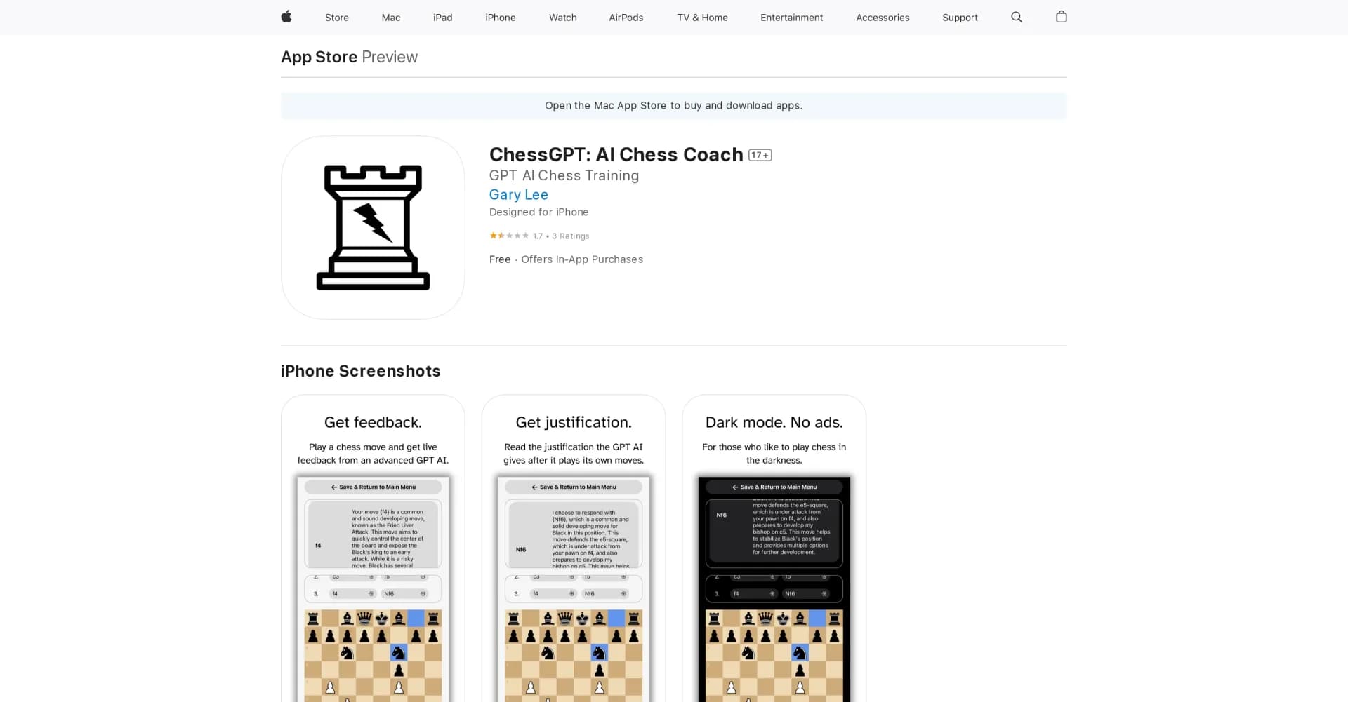 ChessGPT: AI Chess Coach homepage screenshot — Master chess with AI coaching.