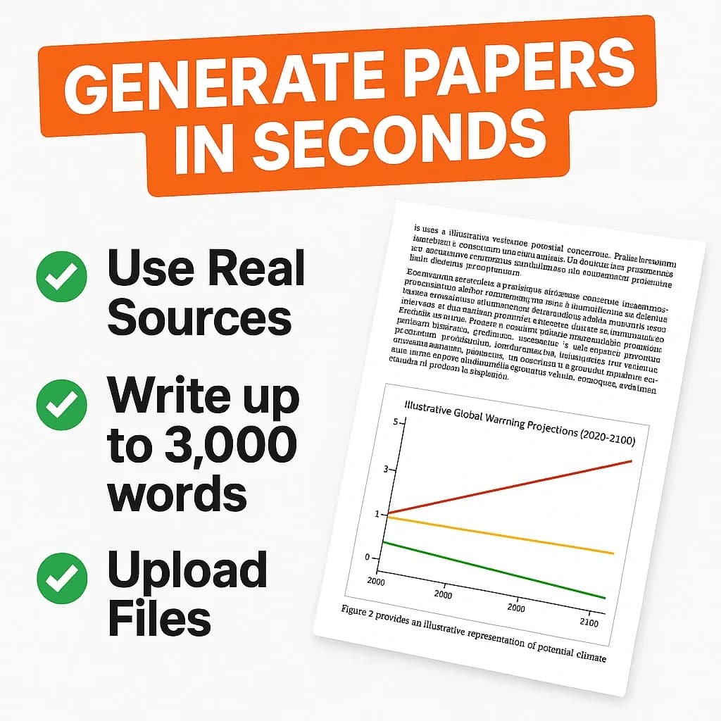 Paper Generator by Curvedo homepage screenshot — Generate Academic Papers with AI