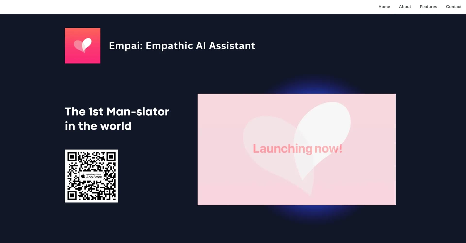 Empai homepage screenshot — Decode hidden meanings in human interactions.