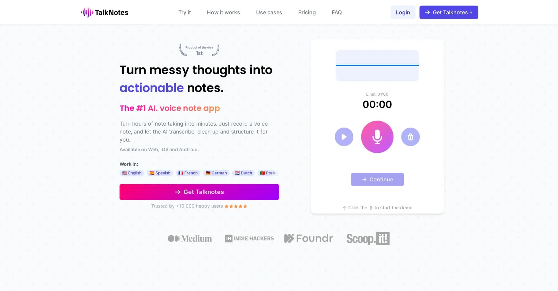 Galeby homepage screenshot — Answer repetitive customer service 2x faster with AI-powered