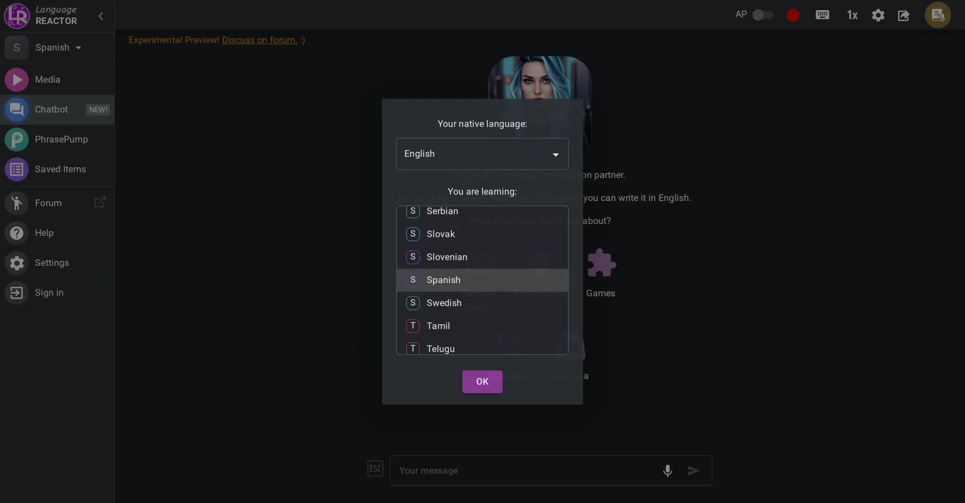 Language Reactor homepage screenshot — Learn languages from native content on Netflix and YouTube