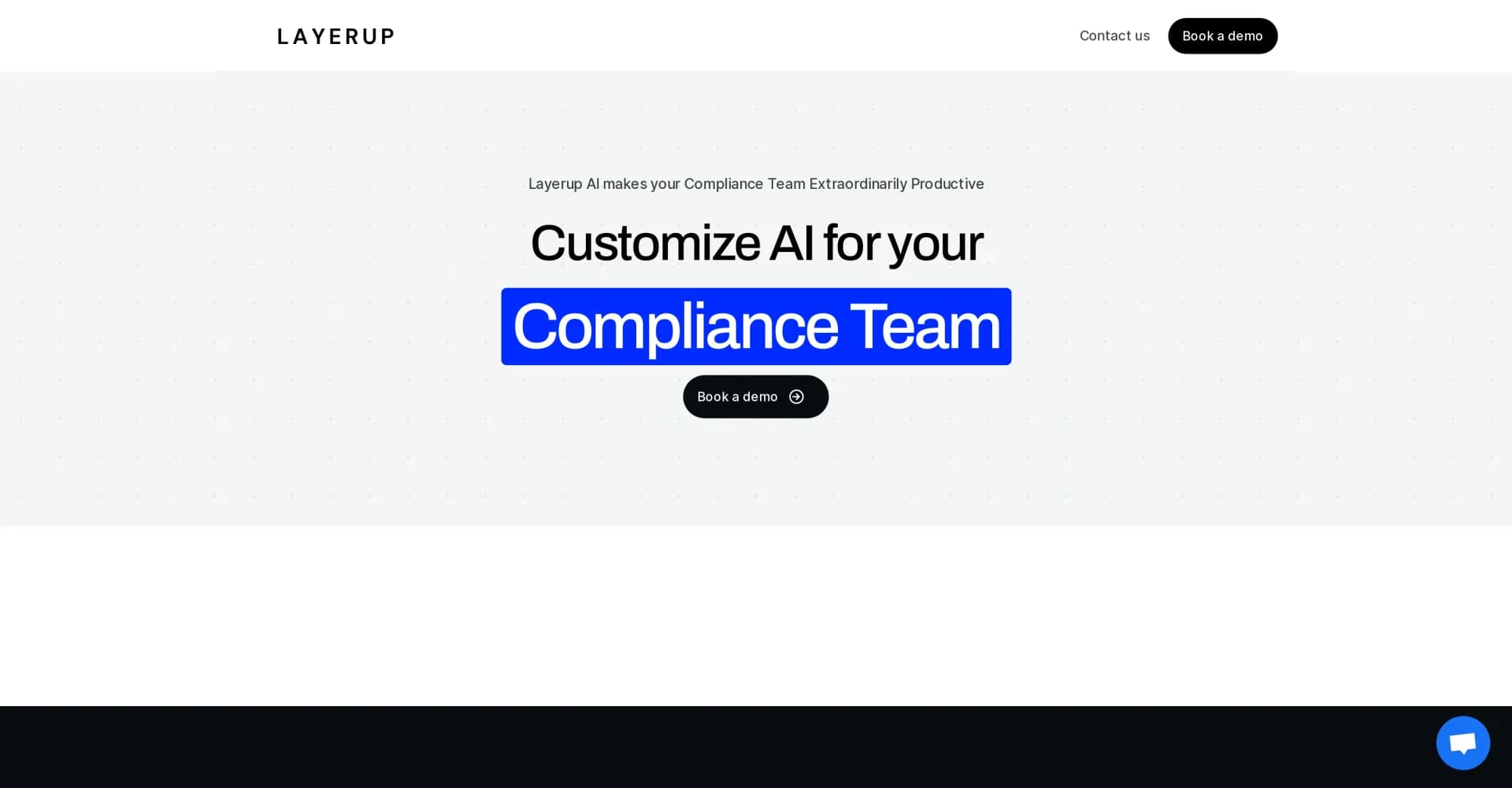 Layerup homepage screenshot — AI copilot for prompt engineering