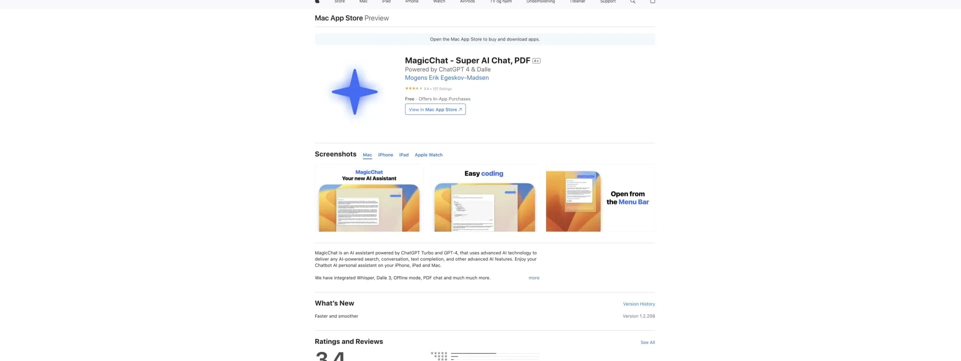 MagicChat homepage screenshot — Personalized virtual assistant for customer service.