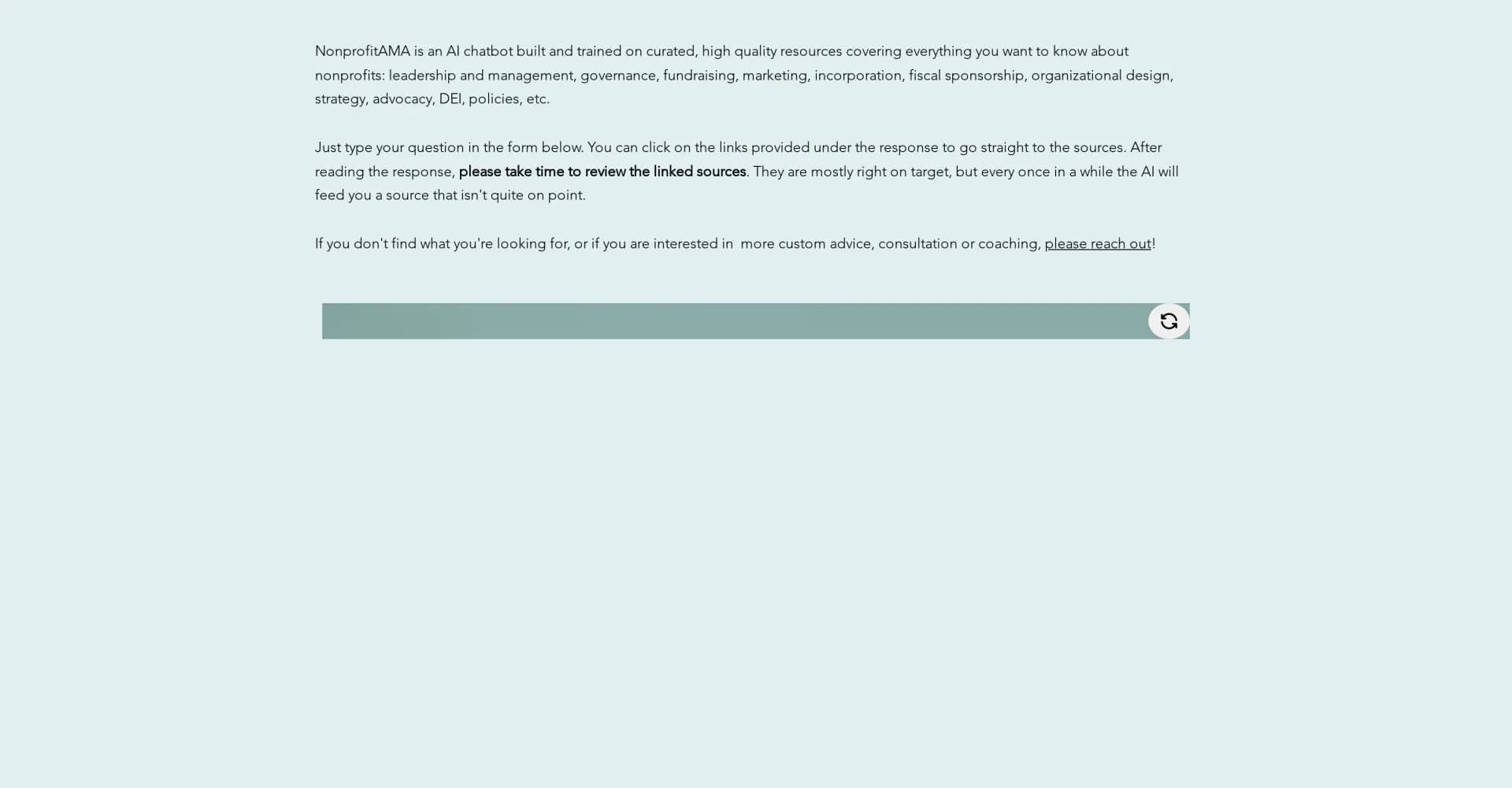NonprofitAMA homepage screenshot — Your pocket nonprofit expert for all questions