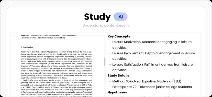 Opal homepage screenshot — AI-powered study tool for faster learning and better recall