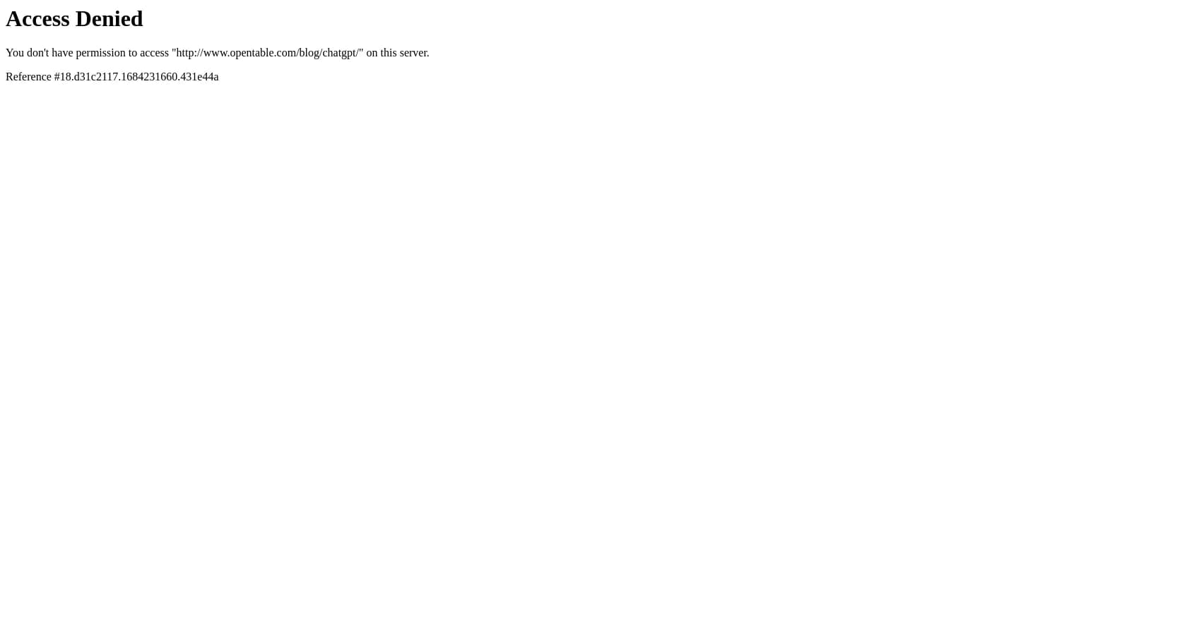OpenTable ChatGPT plugin homepage screenshot — AI-powered restaurant recommendations with instant booking