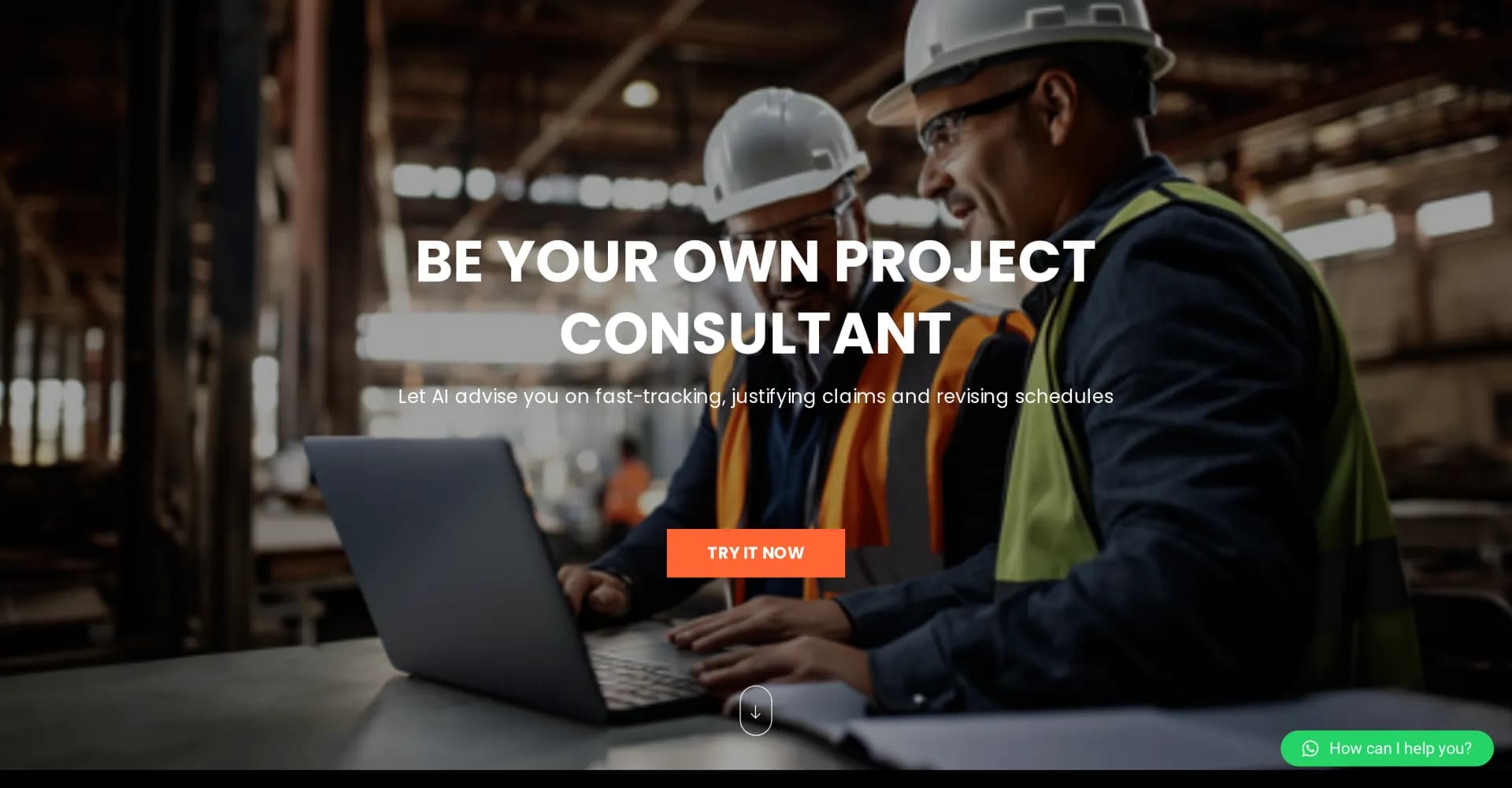 Opteam Plans homepage screenshot — AI-powered project scheduling for faster, optimized results