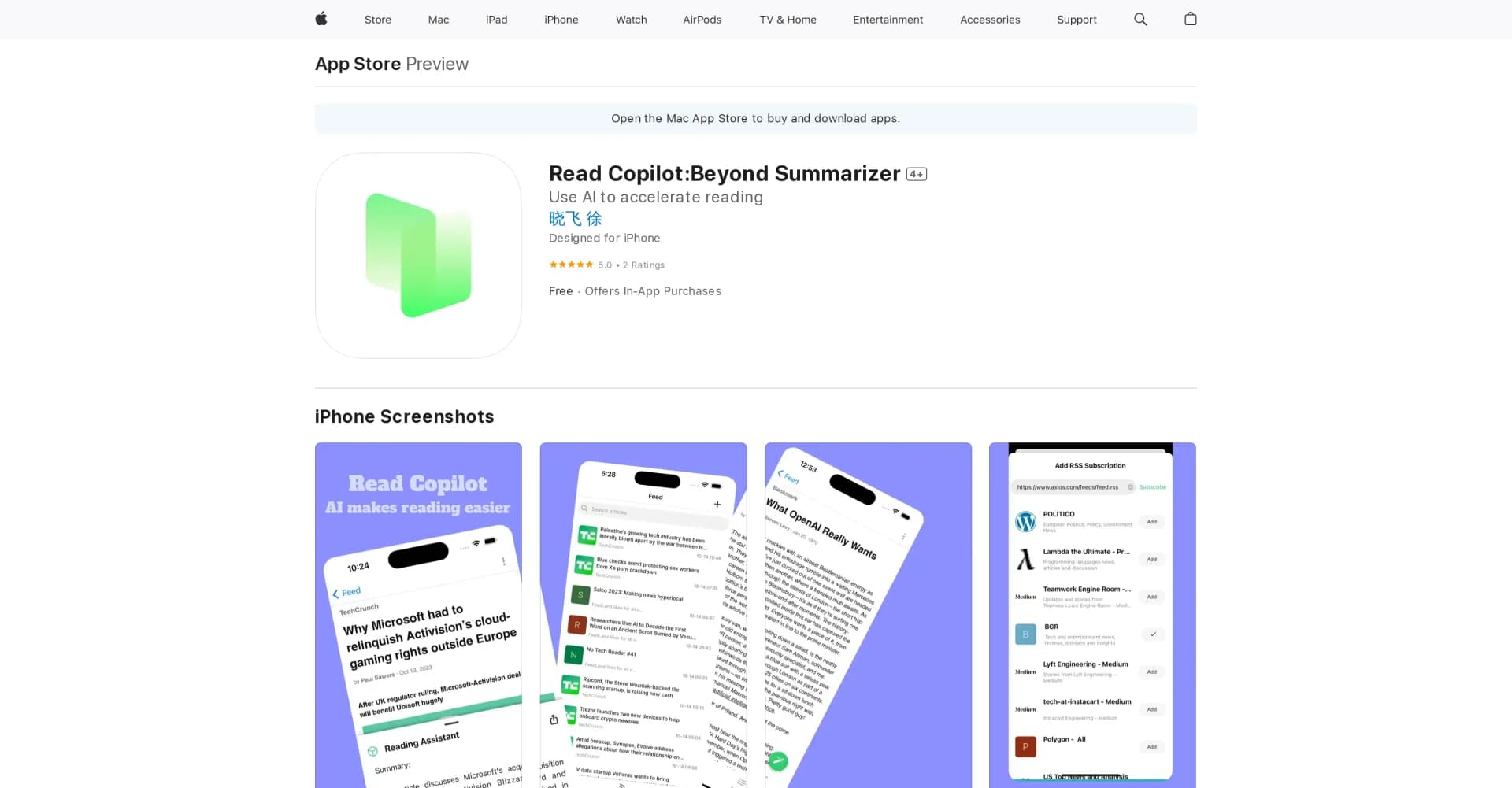 Read Copilot:Beyond Summarizer homepage screenshot — Transforming reading into summary.