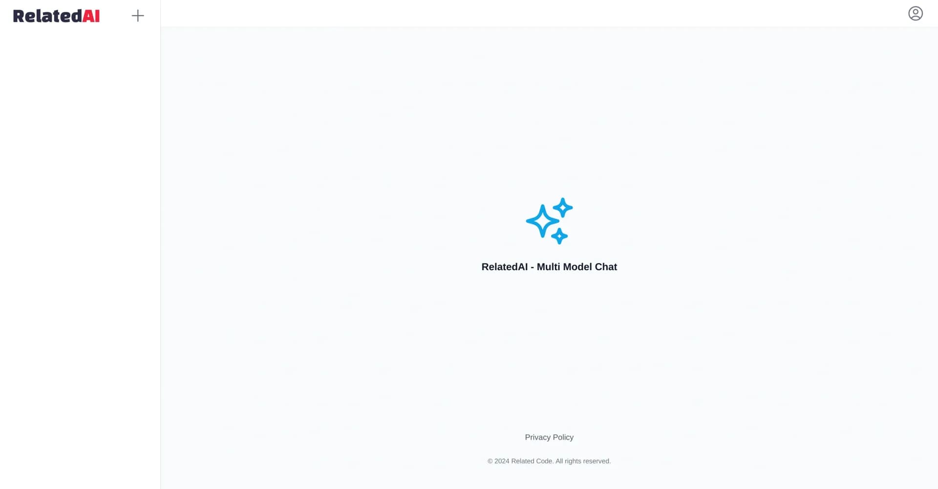 RelatedAI homepage screenshot — Multi-model chat for seamless AI conversations