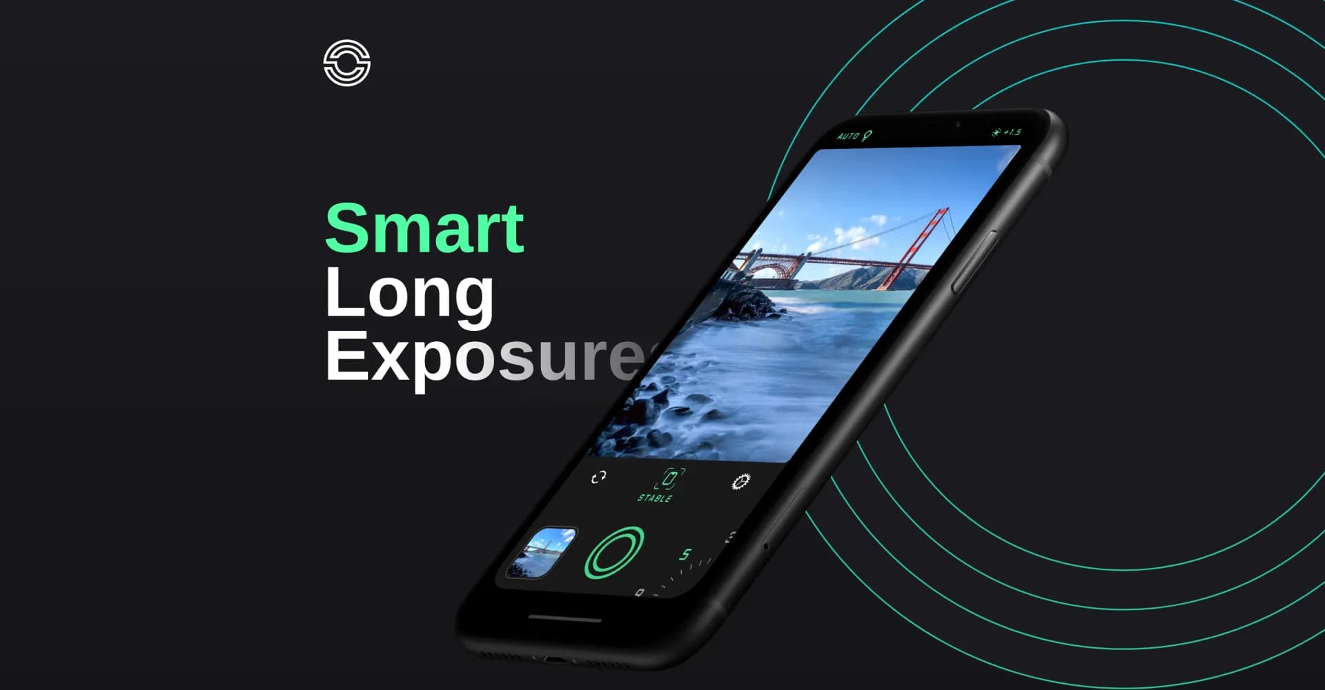 Spectre homepage screenshot — AI-powered long exposure photography for iPhone