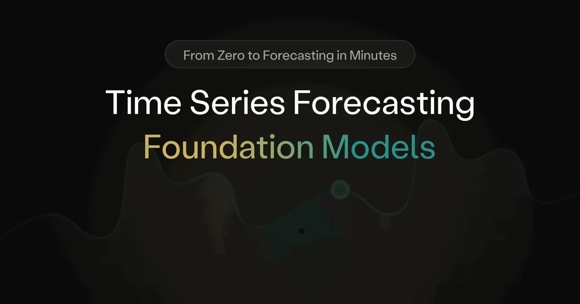 Sulie homepage screenshot — Foundation models for time-series forecasting