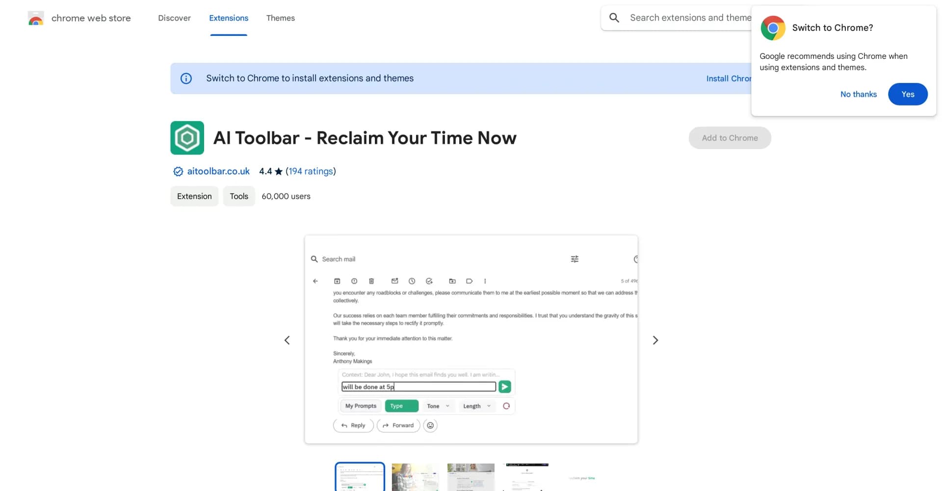 Ultimate Toolbar GPT homepage screenshot — Multiply your skills with the ultimate AI chat tool.