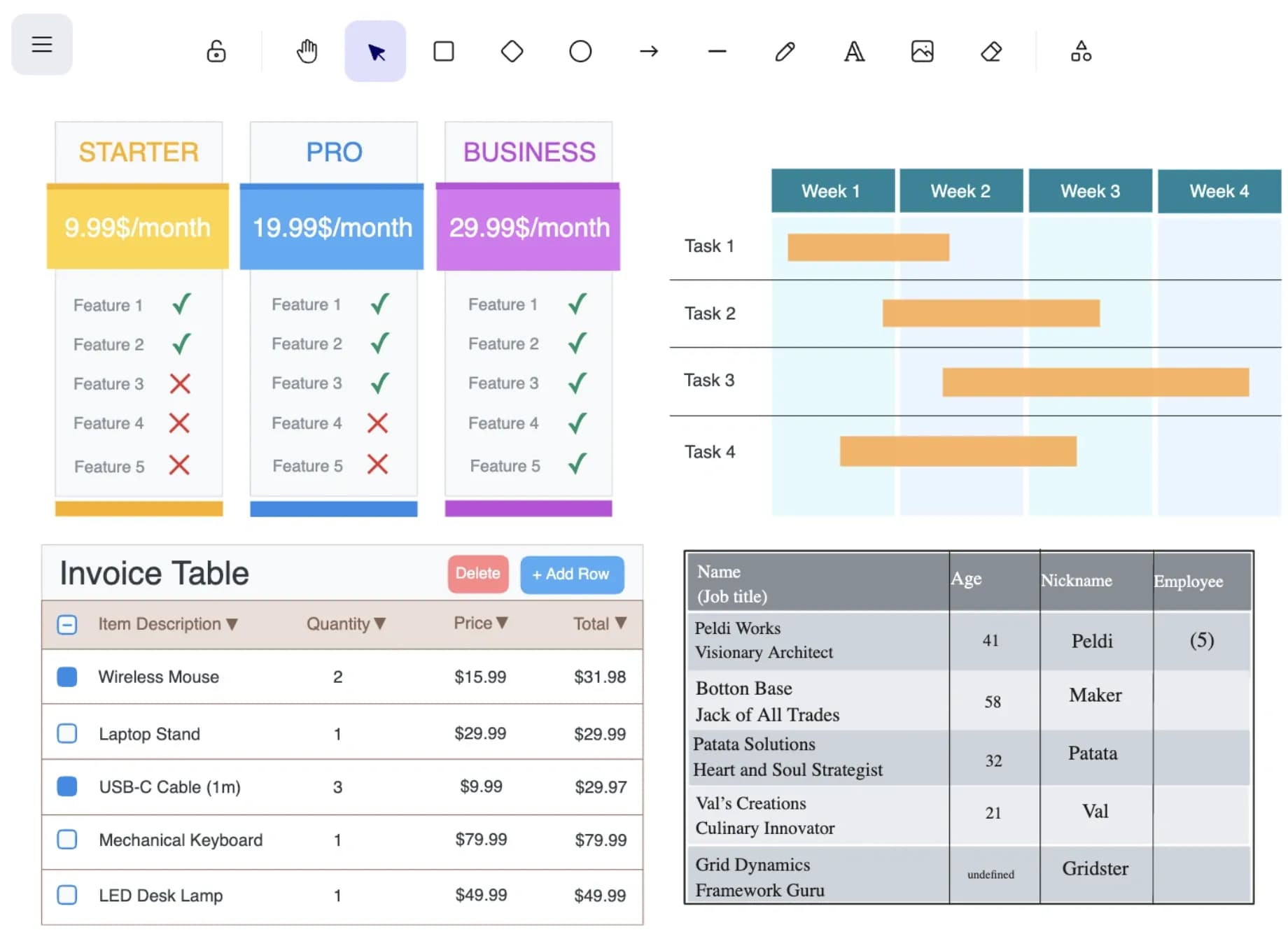 Whiteboard by Athena AIv1.1.4 homepage screenshot — Visualize your ideas and share with your team