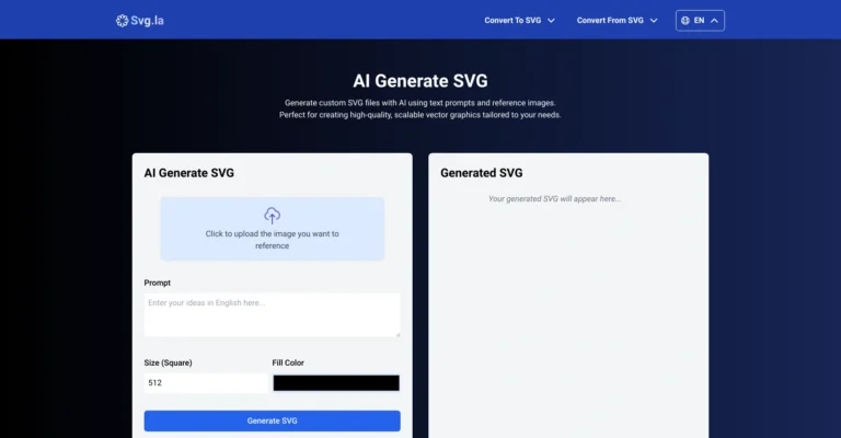 AI Generate SVG by SVG.la
