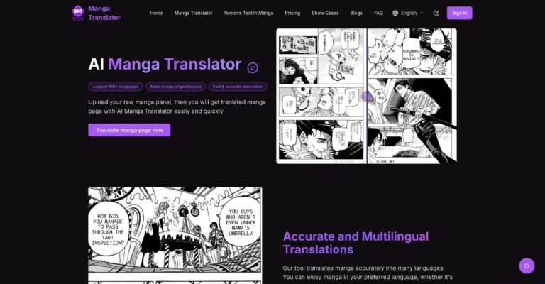 AI Manga Translator
