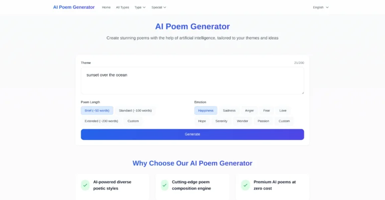 AI Poem Generator