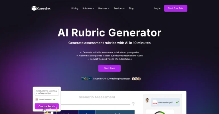 AI Rubric Generator by Coursebox