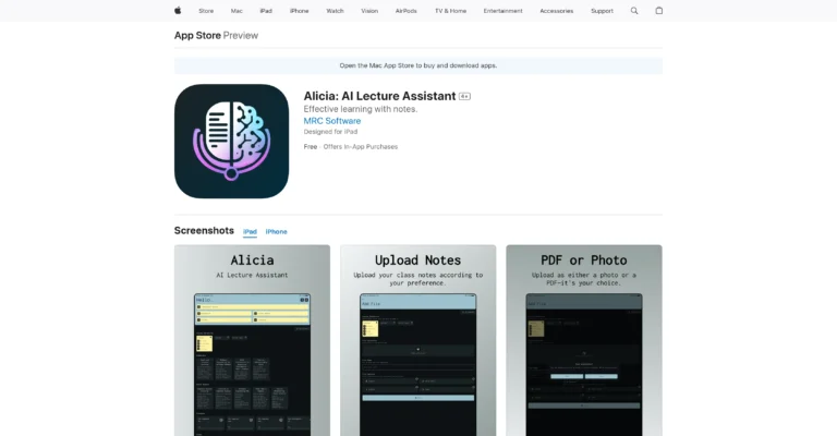 Alicia: AI Lecture Assistant