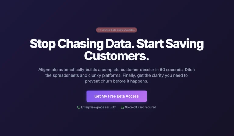 Alignmate — AI-Powered Customer Dossiersv1.1