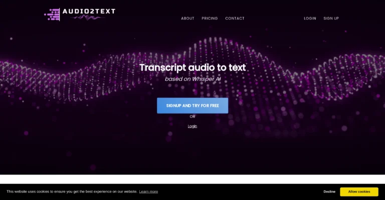 Audio2Text