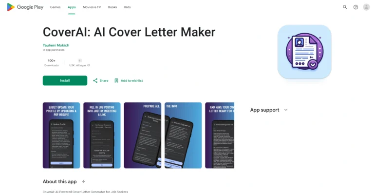 CoverAI: AI Cover Letter Maker