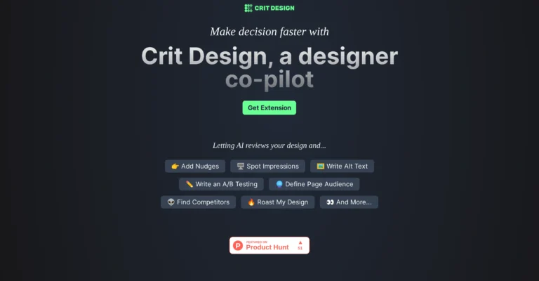 Crit Design