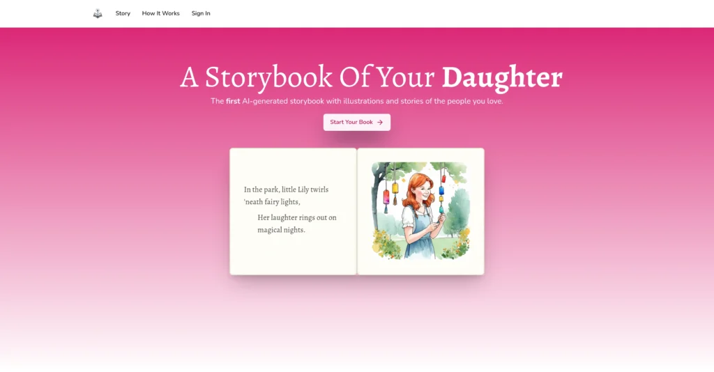 DreamDraft AI interface showing homepage