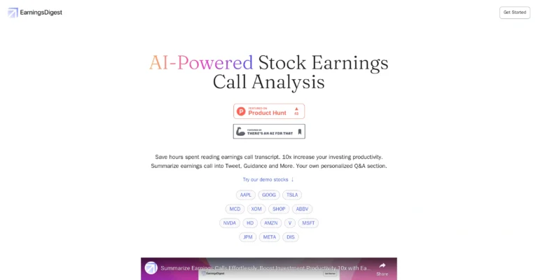EarningsDigest.ai