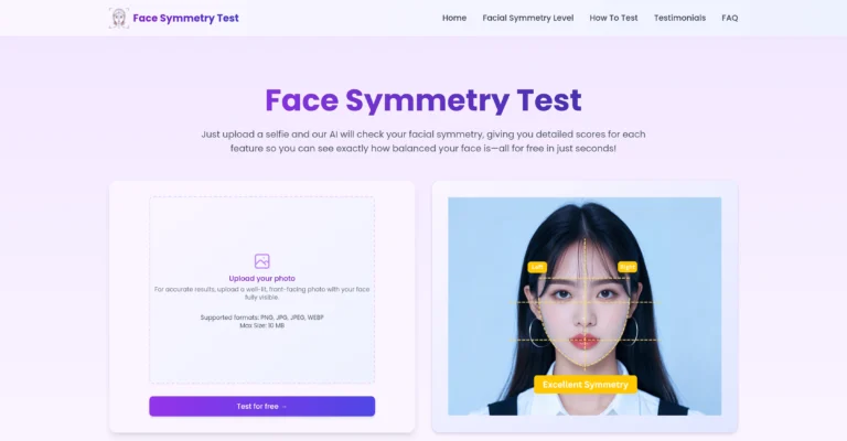 Face Symmetry Test