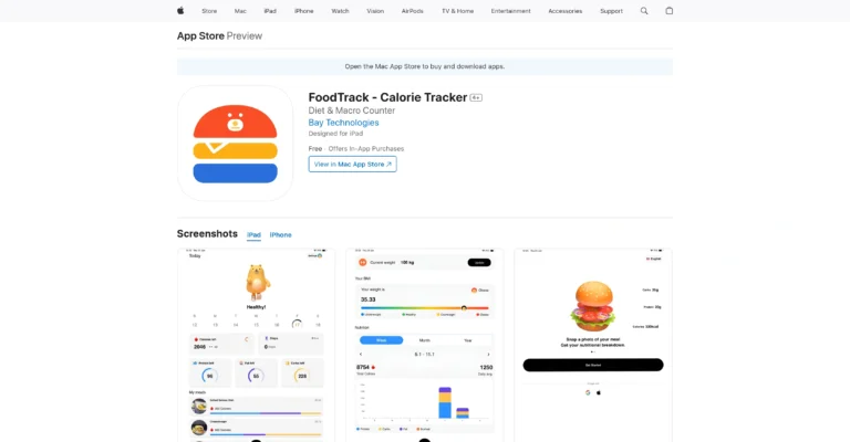 FoodTrack - Calorie Tracker