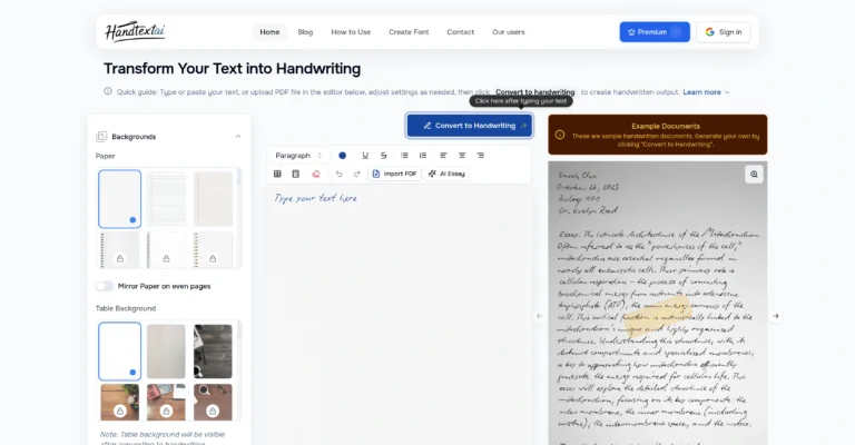 HandtextAI