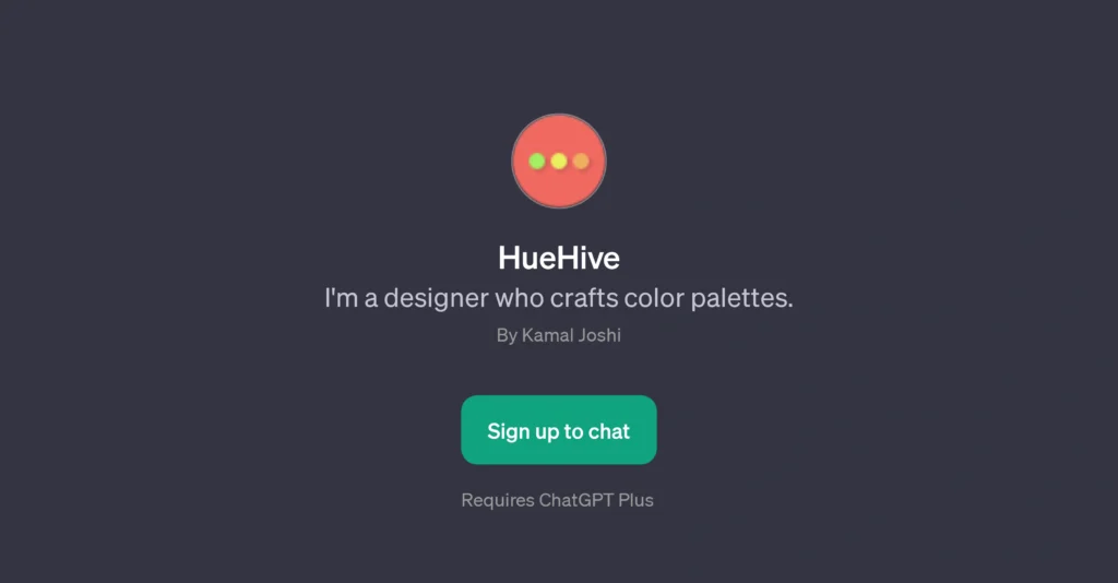 HueHive interface showing homepage