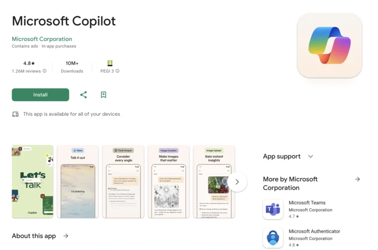 Microsoft Copilot for Androidv4.0