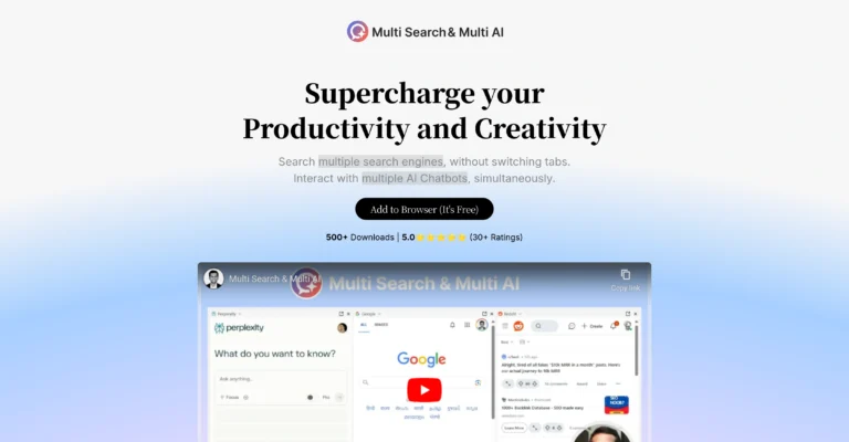 Multi Search & Multi AI