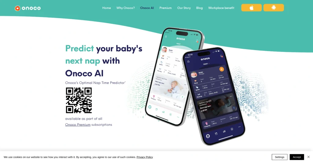 Onoco AI interface showing homepage
