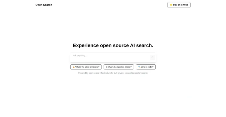 Open Search