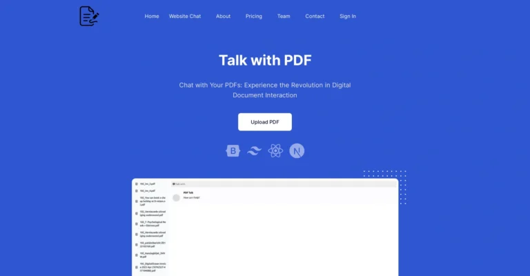 PDF Talk