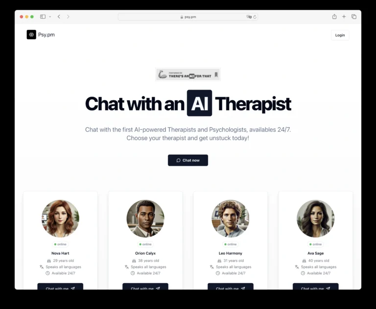 PSY - AI Therapists