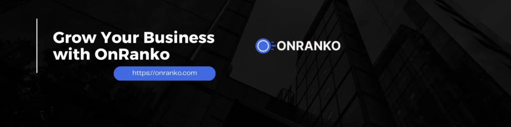 OnRanko interface showing homepage