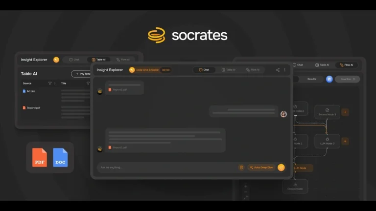 Socrates - Chat with Docs on Windows or Mac