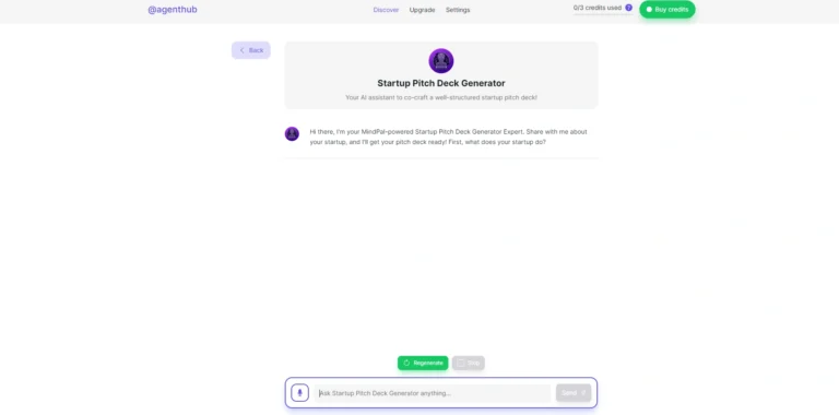 Startup Pitch Deck Generator