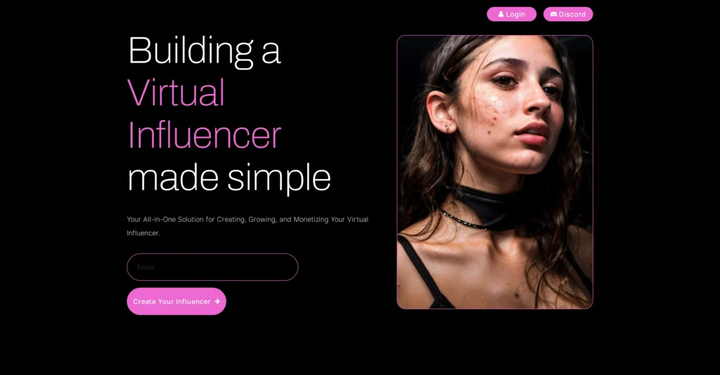 SynthLife interface showing homepage