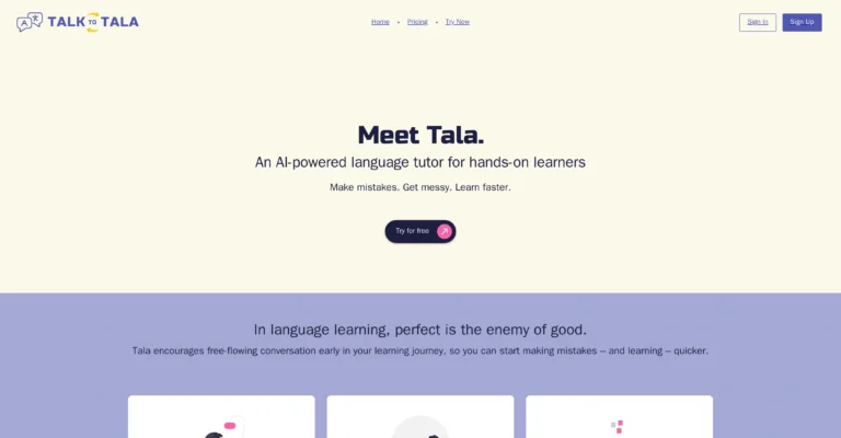 Talk to Tala