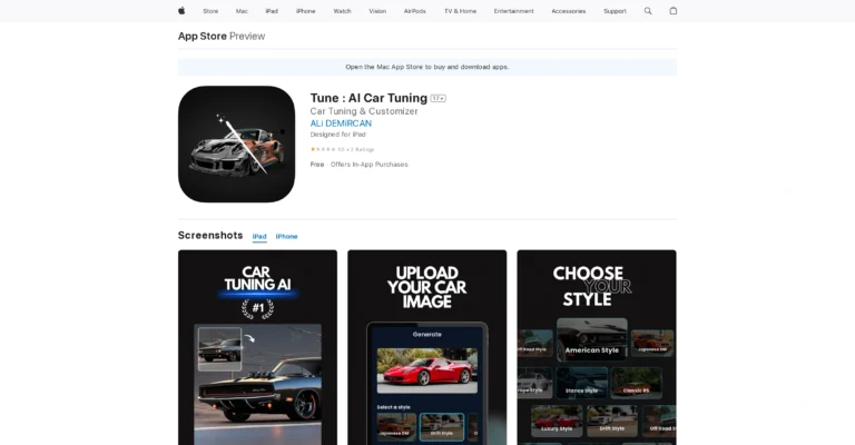 Tune: AI Car Tuning