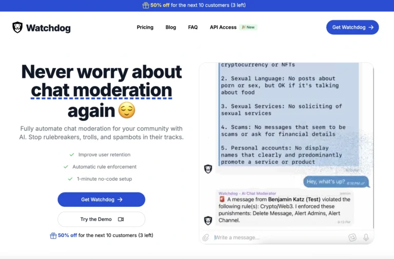 Watchdog - AI Content Moderator